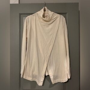 Old Navy Cream Wrap-Style Active Top